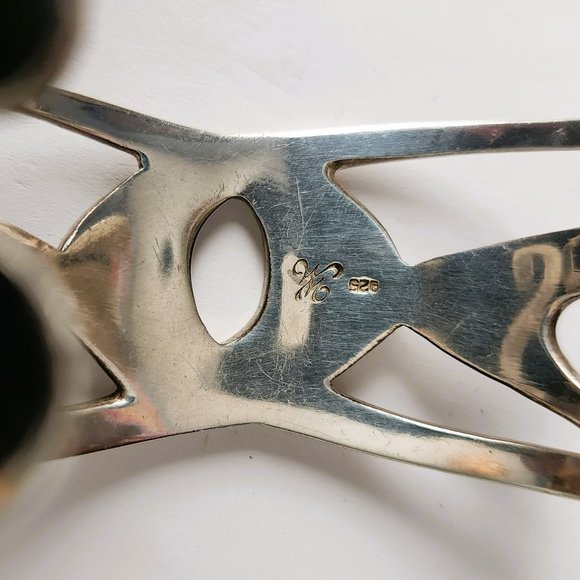 Sterling Cuff Vintage Bracelet by Wheeler Manufacturing of South Dakota - Picture 3 of 3